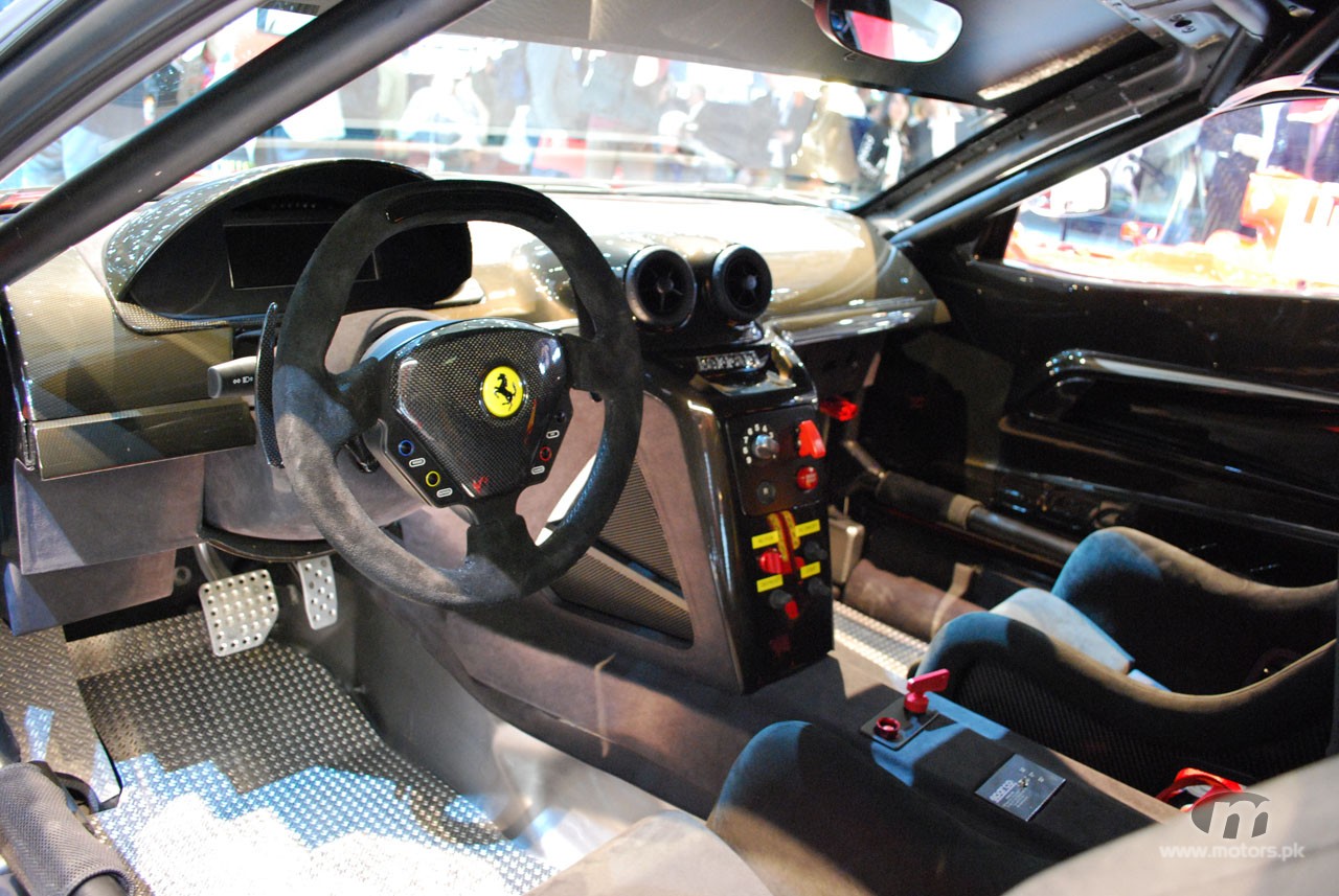 ferrari 599xx interior view racing car